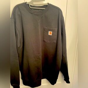 Mens Carhartt Crewneck L Loose Black